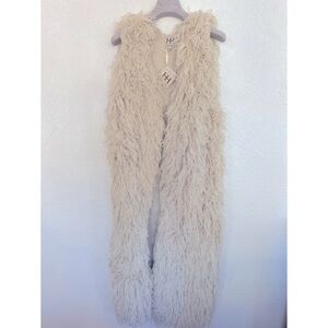 Haute Hippie Alpaca Long Vest Size M/L